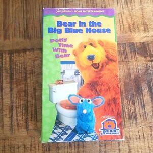 VTG Bear in The Big Blue House VHS Potty Time with Bear